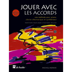 Jouer avec les accords, volume 1 - Michiel Merkies - Piano ou clavier (+ audio)