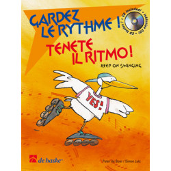 Gardez le Rythme! / Tenete il Ritmo! - Peter de Boer, Simon Lutz - trompette, Cor, Cornet, clarinette (+ audio)