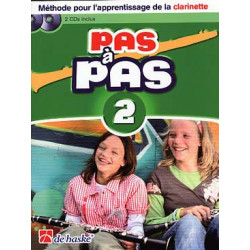 Pas à Pas 2 Clarinette - Jaap Kastelein, Klaas de Jong (+ audio)