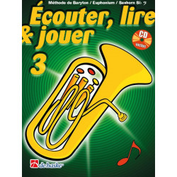 Écouter, Lire & Jouer 3 Baryton/Euph/Saxhorn Bb BC - Jean Castelain (+ audio)