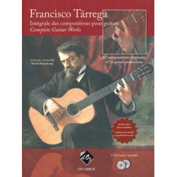 Intégrale des compositions pour guitare - Francisco Tárrega (+ audio)
