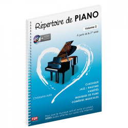 Répertoire de Piano... Vol 2 - Christophe Astié (+ audio)