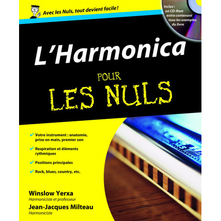 Harmonica Pour les nuls - Winslow Yerxa, Jean-Jacques Milteau (+ audio)