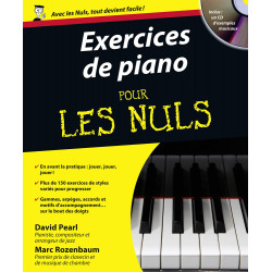Exercices de piano Pour les nuls - David Pearl, Marc Rozenbaum (+ audio)