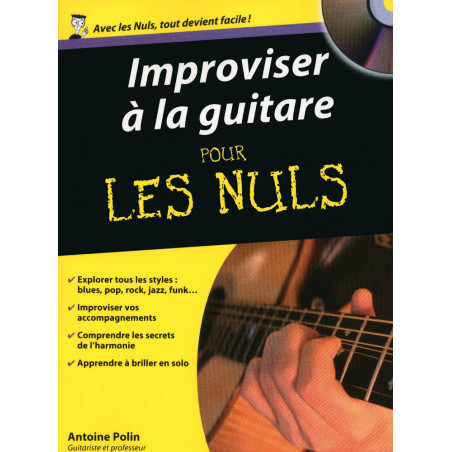Improviser à la guitare Poche Pour les nuls - Antoine Polin (+ audio)
