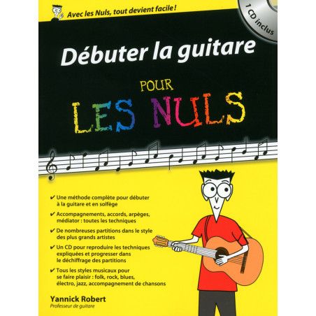 Débuter la guitare Pour les Nuls - Yannick Robert (+ audio)