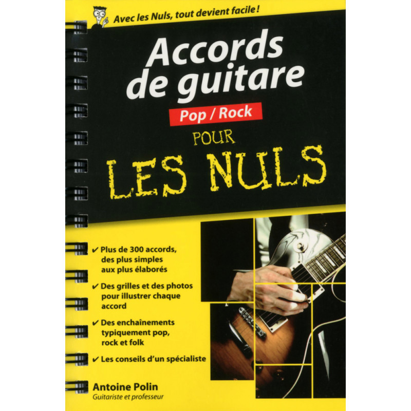 Accords de guitare Pop-Rock Poche Pour les Nuls - Antoine Polin