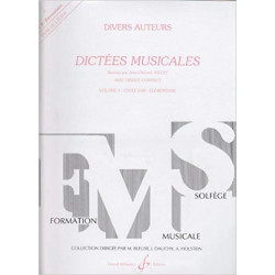 Dictees Musicales Volume 3 - Eleve - J-C. Jollet (+ audio)