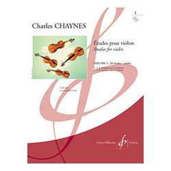 Etudes Pour Le Violon Vol.1 - Charles Chaynes (+ audio)