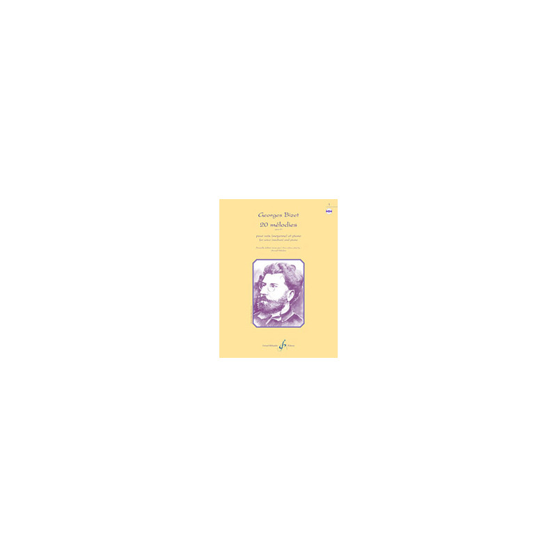 20 Melodies Opus 21 Volume 1 - Georges Bizet - Ensemble vocal (+ audio)