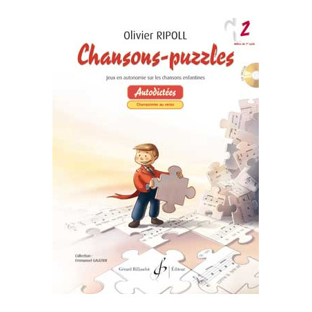 Chansons Puzzles Volume 2 - Olivier Ripoll (+ audio)