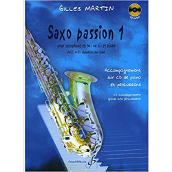 Saxo Passion Volume 1 - Gilles Martin (+ audio)