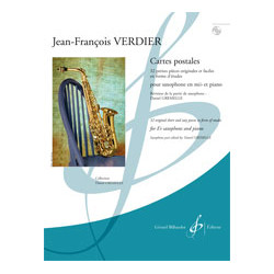 Cartes Postales - Saxophone - Jean-François Verdier (+ audio)