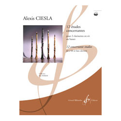 12 Etudes Concertantes - Alexis Ciesla (+ audio)