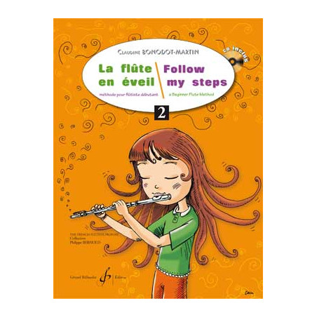 La Flûte en Éveil / Follow my steps Volume 2 - Claudine Bonodot-Martin (+ audio)