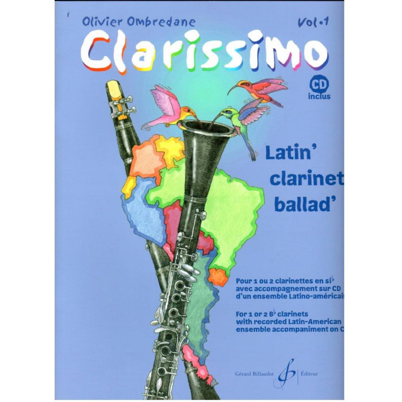 Clarissimo Volume 1 - Olivier Ombredane - Clarinette (+ audio)