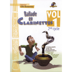 Ballade en Clarinettes Cycle 2, Vol. 1 (+ audio)