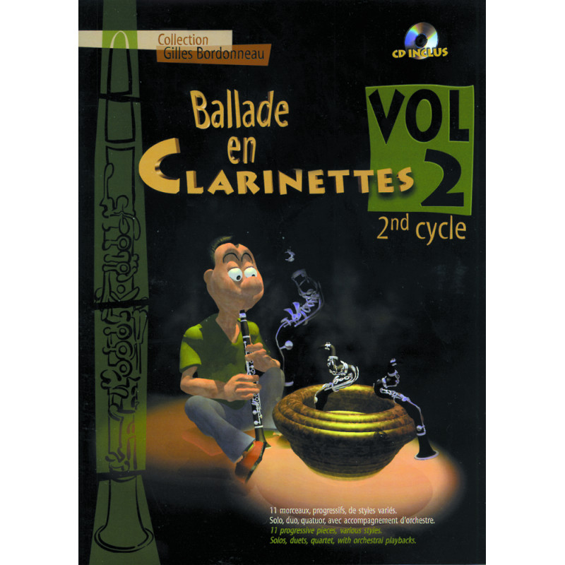 Ballade en Clarinettes Cycle 2, Vol. 2 (+ audio)