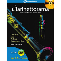 Clarinettorama Volume 2A - P-M. Bonafos - Clarinette (+ audio)