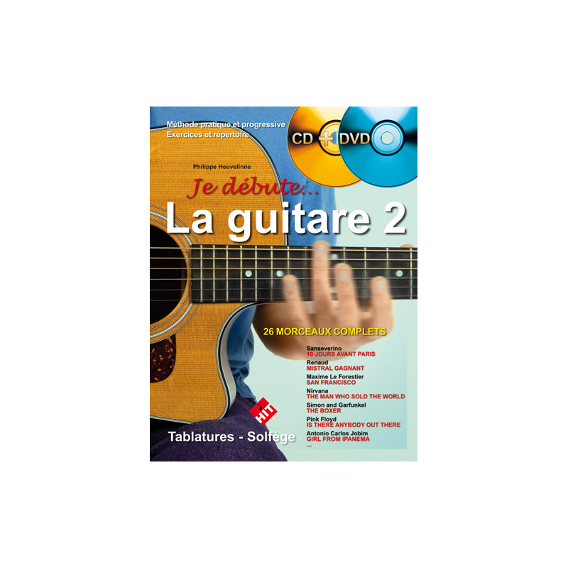 Je Débute la Guitare 2 - Philippe Heuvelinne (+ audio + video)