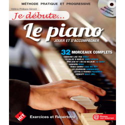 Je Débute...le Piano - Hélène Philippe-Gérard (+ audio)