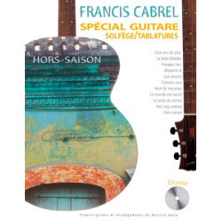 Hors-saison - Francis Cabrel - Guitare (TAB) (+ audio)