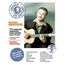 Voyage en Guitare - Georges Brassens - Guitare (TAB) (+ audio)