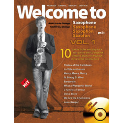 Welcome to Saxophone - Jean-Louis Delage, Matthieu Delage (+ audio)