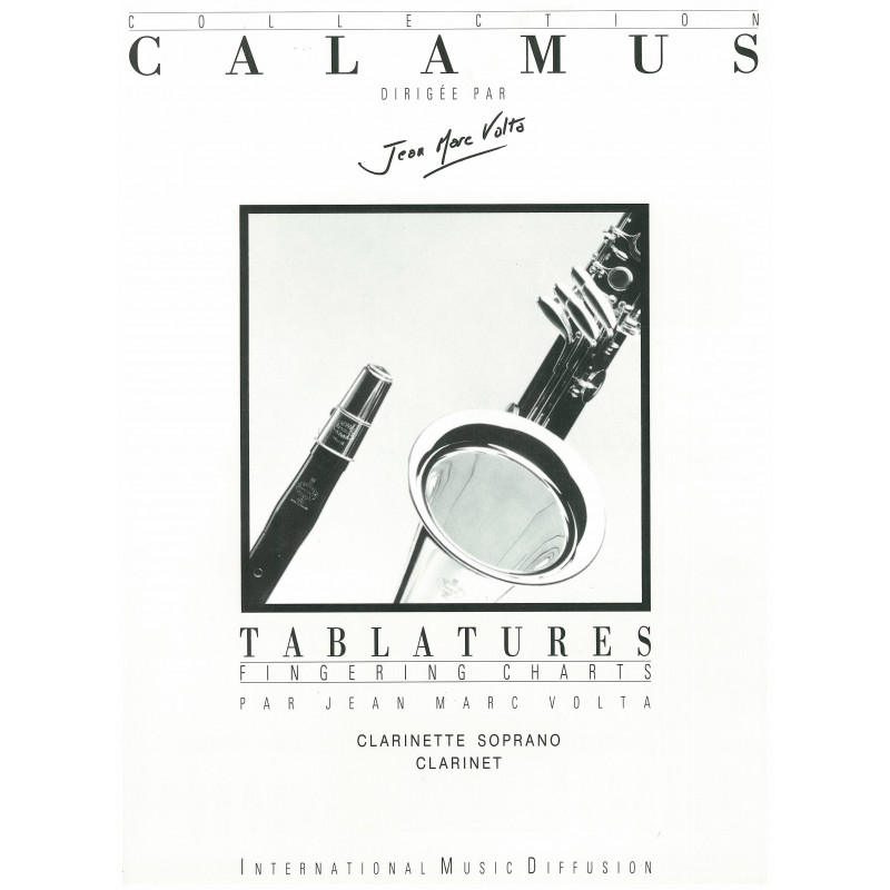 Tablature clarinette - J.M. Volta