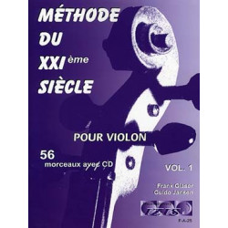Méthode du 21ème siècle - Volume 1 - Frank Glaser - Violon (+ audio)