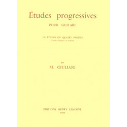 Etudes progressives (158) - Mauro Giuliani - Guitare