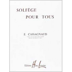 Solfège pour tous sans accompagnement - E. Cassagnaud