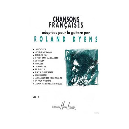 Chansons françaises Vol.1 - Roland Dyens - Guitare (TAB)