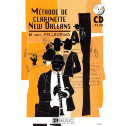 Méthode de clarinette New Orleans - Michel Pellegrino (+ audio)