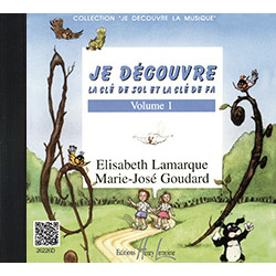 CD Je découvre la clé de Sol et Fa Vol.1 - Elisabeth Lamarque, Marie-José Goudard