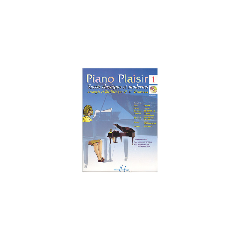 Piano-plaisir Vol.1 - Hans-Günter Heumann (+ audio)