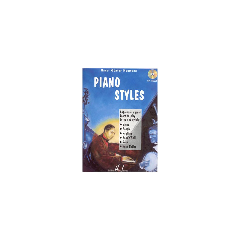 Piano Styles - Hans-Günter Heumann (+ audio)