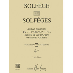 Solfège des Solfèges Vol.4A sans accompagnement - Albert Lavignac