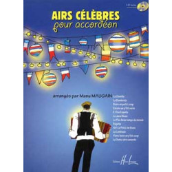 Airs Celebres - M. Maugain - Accordéon (+ audio)