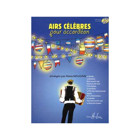 Airs Celebres - M. Maugain - Accordéon (+ audio)