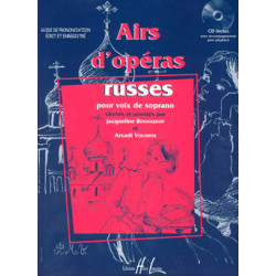 Airs d'opéras russes - Jacqueline Bonnardot, Arcadi Volodos - Voix soprano et piano (+ audio)
