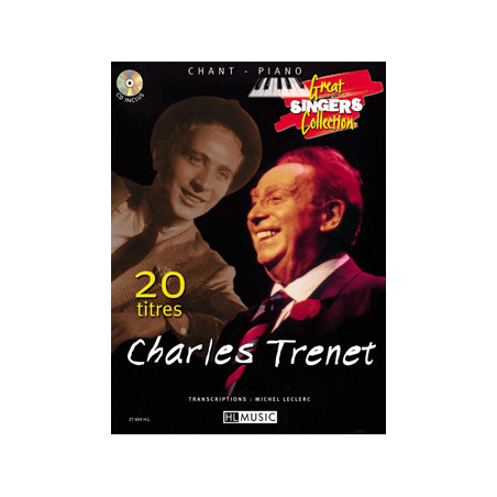 20 Titres - Charles Trenet - Voix et piano (+ audio)