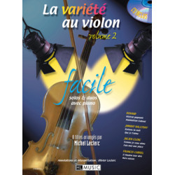 La variété au violon Vol.2 - Michel Leclerc, Olivier Leclerc (+ audio)