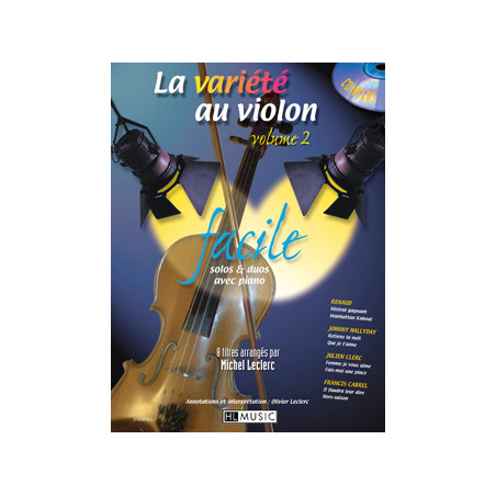 La variété au violon Vol.2 - Michel Leclerc, Olivier Leclerc (+ audio)