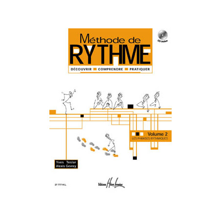 Méthode de rythme Vol.2 - Yves Teslar, Alexis Gevray (+ audio)