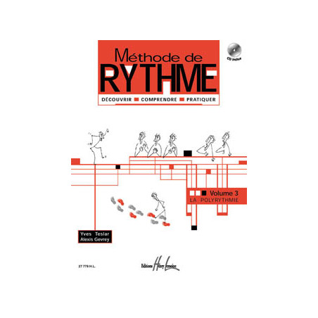Méthode de rythme Vol.3 - Yves Teslar, Alexis Gevray (+ audio)