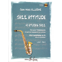 Jazz Attitude 2 - J.M. Allerme - Saxophone alto (+ audio)