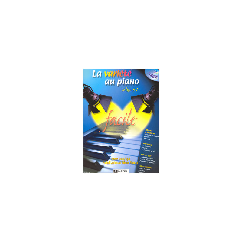 La variété au piano Vol.1 - Michel Leclerc, Thierry Masson (+ audio)