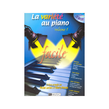 La variété au piano Vol.1 - Michel Leclerc, Thierry Masson (+ audio)
