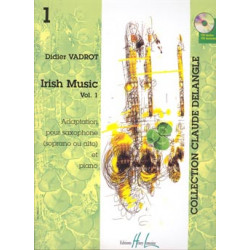 Irish Music Vol.1 - Didier Vadrot - Saxophone et Piano (+ audio)